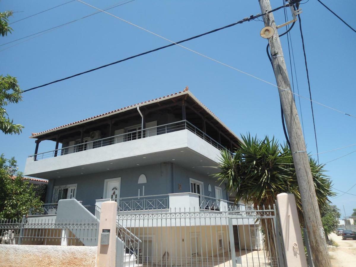 Sunny Apartment 15 Min From Airport And Sea Artemida  Luaran gambar